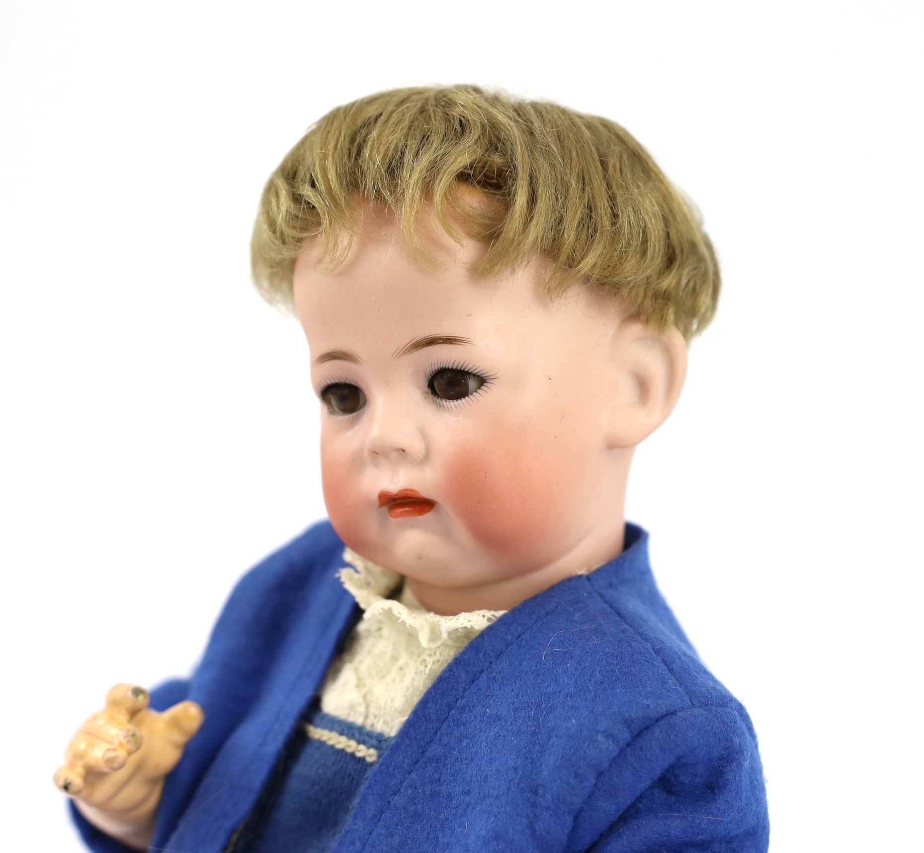 A Kammer & Reinhardt / Simon & Halbig bisque character doll, German, circa 1911, 13in.